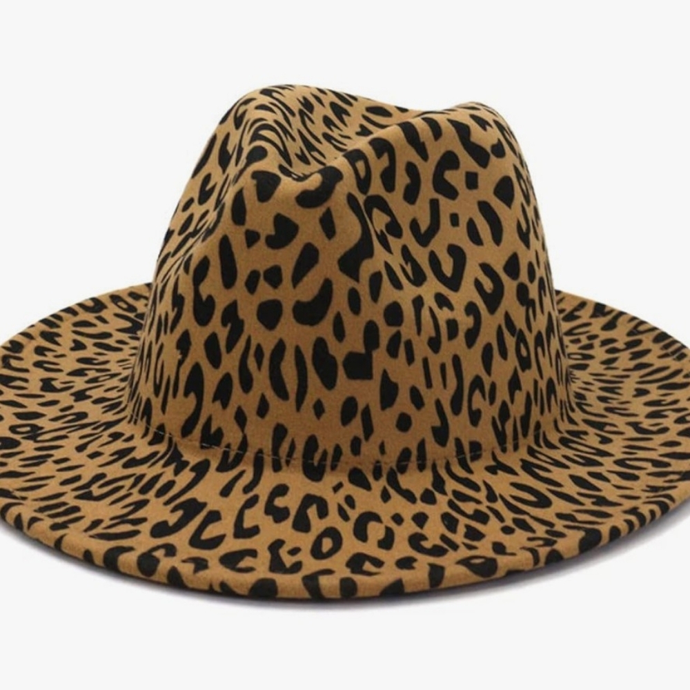 Tiger print hat